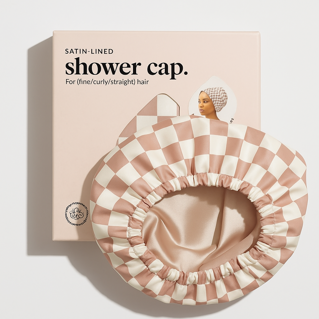 GLOWELE™ – The Stress-Free Shower Cap