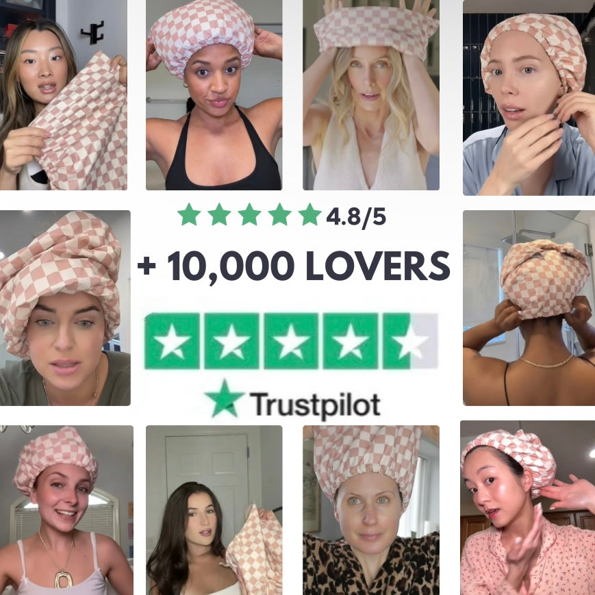 GLOWELE™ – The Stress-Free Shower Cap