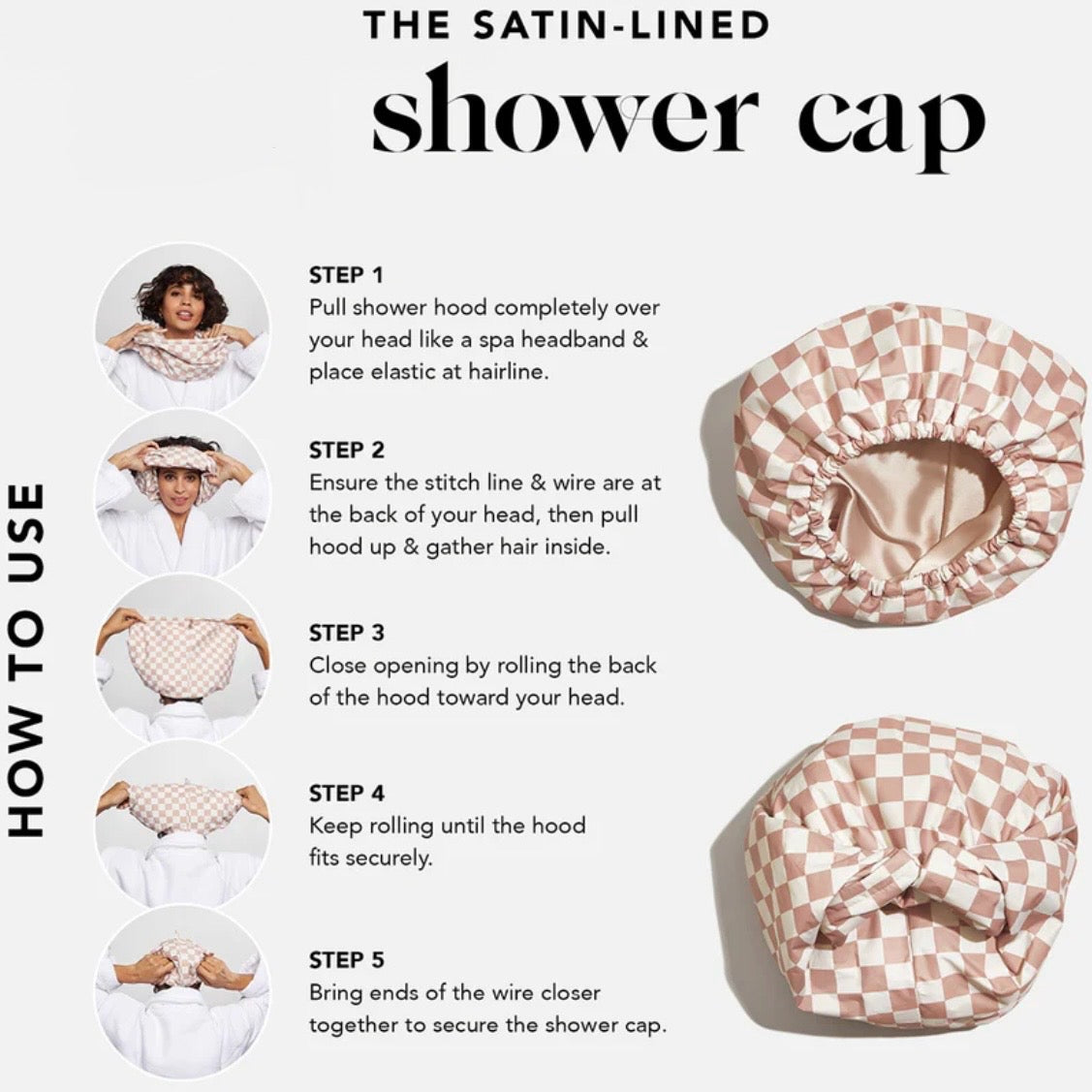 GLOWELE™ – The Stress-Free Shower Cap