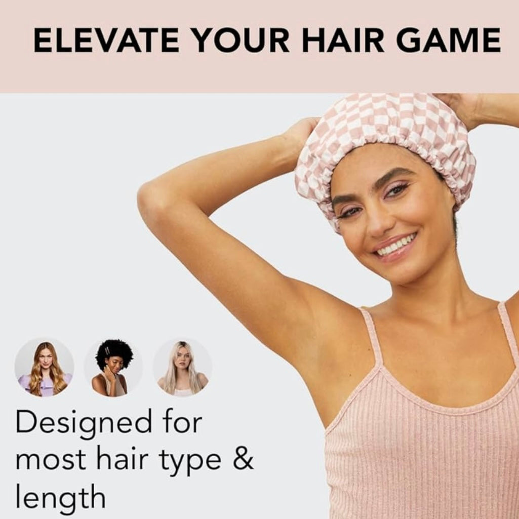 GLOWELE™ – The Stress-Free Shower Cap